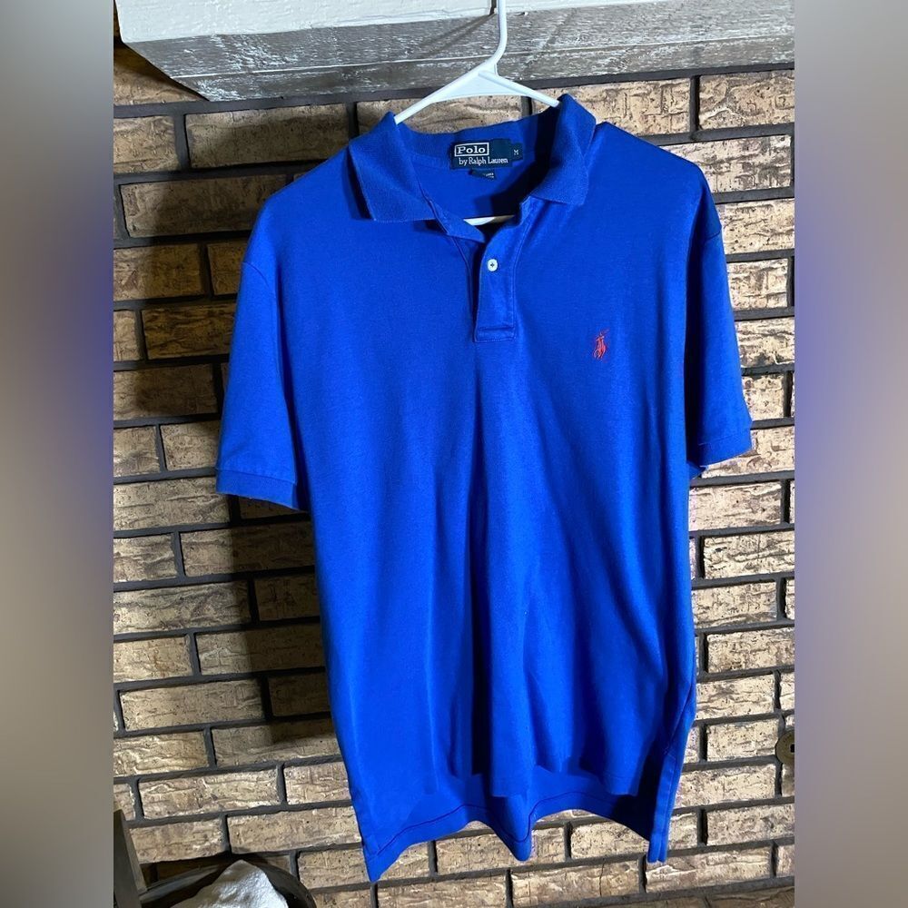 ‎Vivid blue polo